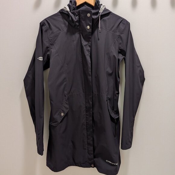 Exofficio raincoat/trench, W Small, Black - Picture 1 of 11